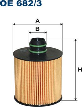 Filtron OE682/3 - Öljynsuodatin inparts.fi