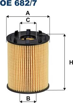 Filtron OE 682/7 - Öljynsuodatin inparts.fi