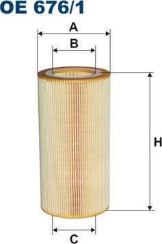 Filtron OE676/1 - Öljynsuodatin inparts.fi