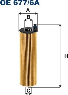 Filtron OE 677/6A - Öljynsuodatin inparts.fi