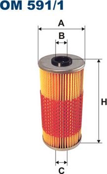 Filtron OM591/1 - Öljynsuodatin inparts.fi