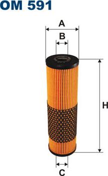 Filtron OM591 - Öljynsuodatin inparts.fi