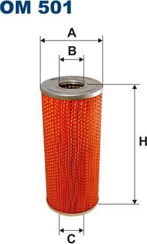 Filtron OM501 - Öljynsuodatin inparts.fi