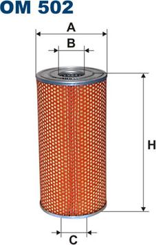 Filtron OM502 - Öljynsuodatin inparts.fi