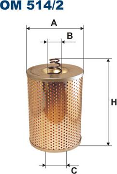 Filtron OM514/2 - Öljynsuodatin inparts.fi