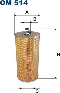 Filtron OM514 - Öljynsuodatin inparts.fi