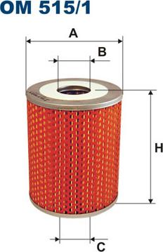 Filtron OM515/1 - Öljynsuodatin inparts.fi