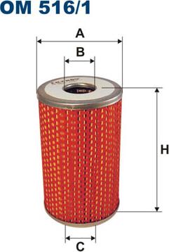 Filtron OM516/1 - Öljynsuodatin inparts.fi