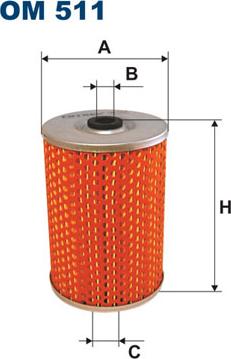 Filtron OM511 - Öljynsuodatin inparts.fi