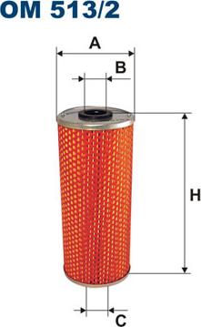 Filtron OM513/2 - Öljynsuodatin inparts.fi