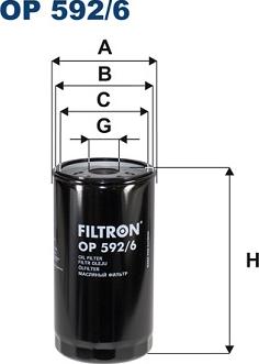 Filtron OP592/6 - Öljynsuodatin inparts.fi