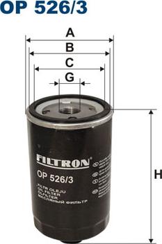 Filtron OP526/3 - Öljynsuodatin inparts.fi