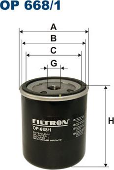 Filtron OP668/1 - Hydrauliikkasuodatin, automaattivaihteisto inparts.fi