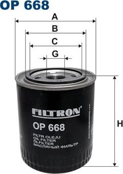 Filtron OP668 - Hydrauliikkasuodatin, automaattivaihteisto inparts.fi