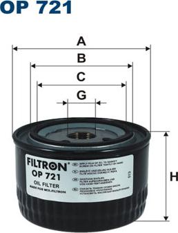 Filtron OP721 - Hydrauliikkasuodatin, automaattivaihteisto inparts.fi