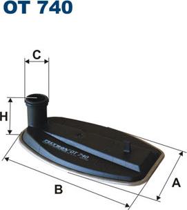 Filtron OT740 - Hydrauliikkasuodatin, automaattivaihteisto inparts.fi