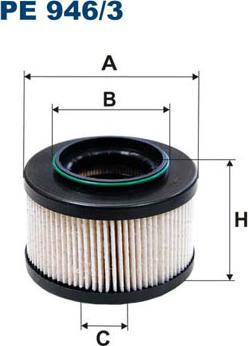 Filtron PE946/3 - Polttoainesuodatin inparts.fi