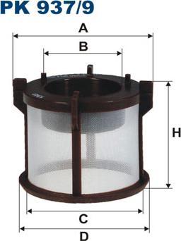 Filtron PK937/9 - Polttoainesuodatin inparts.fi