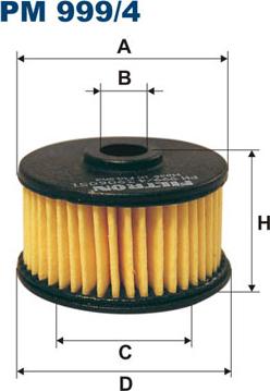 Filtron PM 999/4 - Polttoainesuodatin inparts.fi