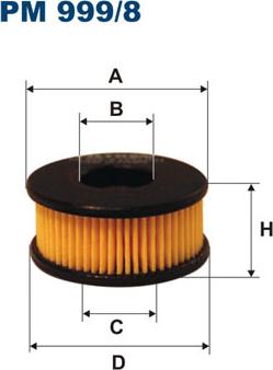 Filtron PM 999/8 - Polttoainesuodatin inparts.fi