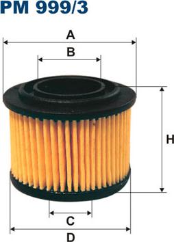 Filtron PM 999/3 - Polttoainesuodatin inparts.fi