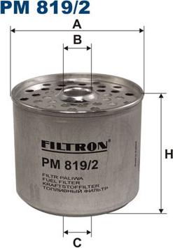 Filtron PM819/2 - Polttoainesuodatin inparts.fi