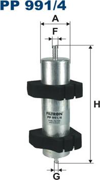 Filtron PP991/4 - Polttoainesuodatin inparts.fi