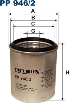 Filtron PP946/2 - Polttoainesuodatin inparts.fi