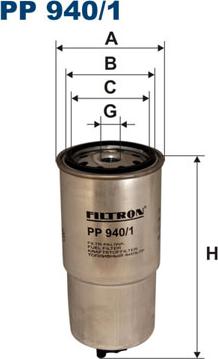 Filtron PP940/1 - Polttoainesuodatin inparts.fi