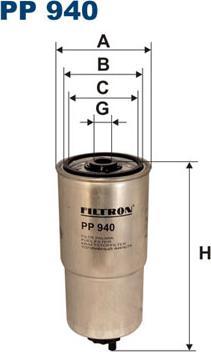 Filtron PP940 - Polttoainesuodatin inparts.fi