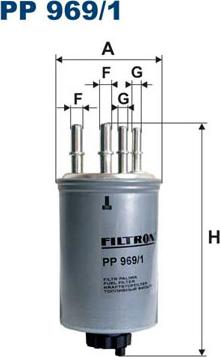 Filtron PP969/1 - Polttoainesuodatin inparts.fi