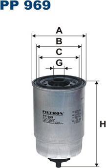 Filtron PP969 - Polttoainesuodatin inparts.fi