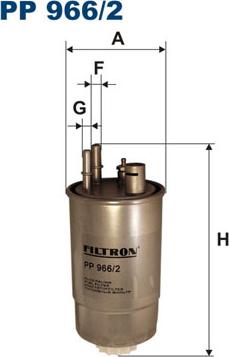 Filtron PP966/2 - Polttoainesuodatin inparts.fi