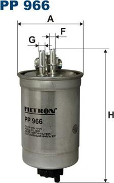 Filtron PP966 - Polttoainesuodatin inparts.fi