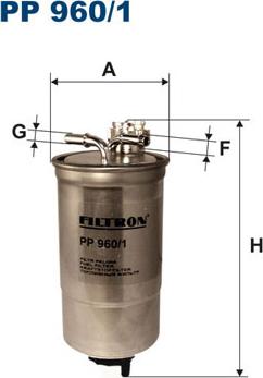 Filtron PP960/1 - Polttoainesuodatin inparts.fi