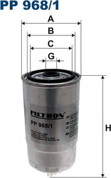 Filtron PP968/1 - Polttoainesuodatin inparts.fi