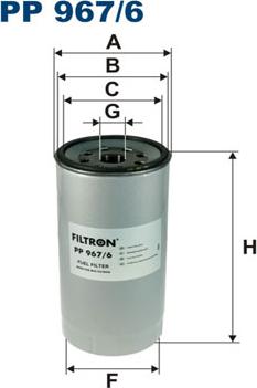 Filtron PP967/6 - Polttoainesuodatin inparts.fi