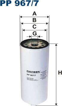 Filtron PP967/7 - Polttoainesuodatin inparts.fi