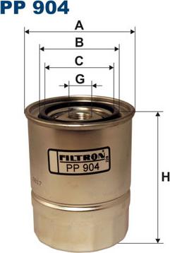 Filtron PP904 - Polttoainesuodatin inparts.fi