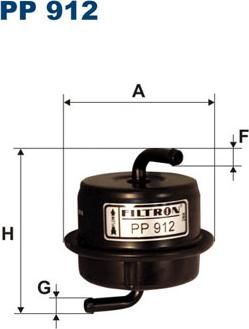 Filtron PP912 - Polttoainesuodatin inparts.fi