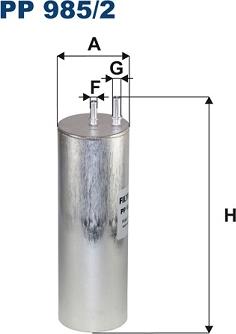 Filtron PP985/2 - Polttoainesuodatin inparts.fi