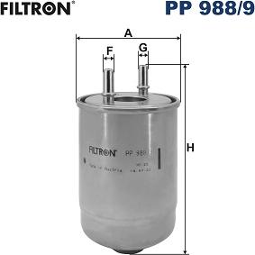 Filtron PP 988/9 - Polttoainesuodatin inparts.fi