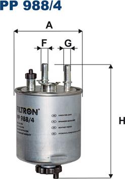 Filtron PP988/4 - Polttoainesuodatin inparts.fi