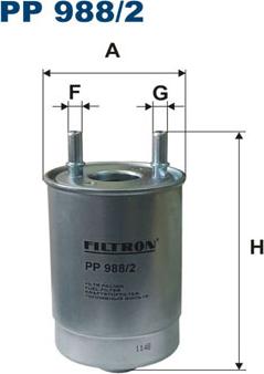 Filtron PP988/2 - Polttoainesuodatin inparts.fi