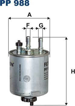 Filtron PP988 - Polttoainesuodatin inparts.fi