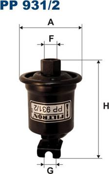 Filtron PP931/2 - Polttoainesuodatin inparts.fi