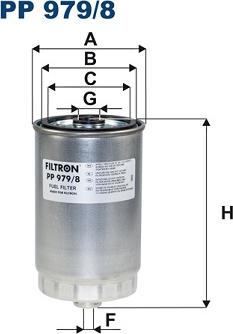 Filtron PP 979/8 - Polttoainesuodatin inparts.fi