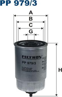 Filtron PP979/3 - Polttoainesuodatin inparts.fi