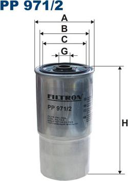 Filtron PP971/2 - Polttoainesuodatin inparts.fi