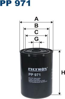 Filtron PP971 - Polttoainesuodatin inparts.fi